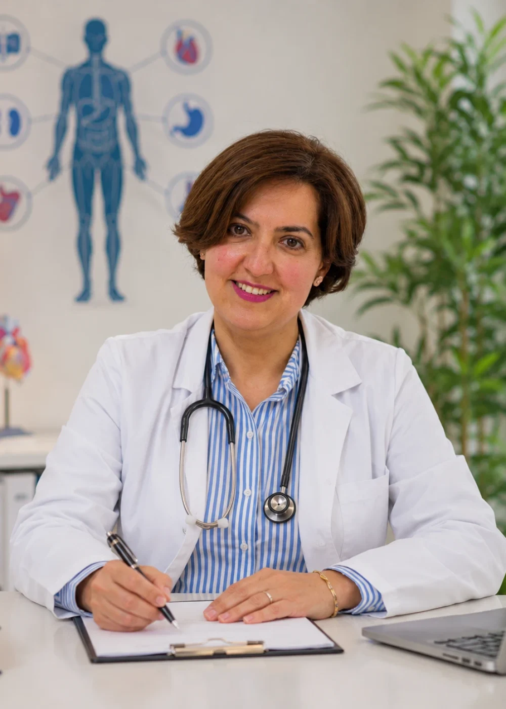 Dr Bouchra Bentahar, ancienne cheffe de clinique en médecine interne à Heidelberg